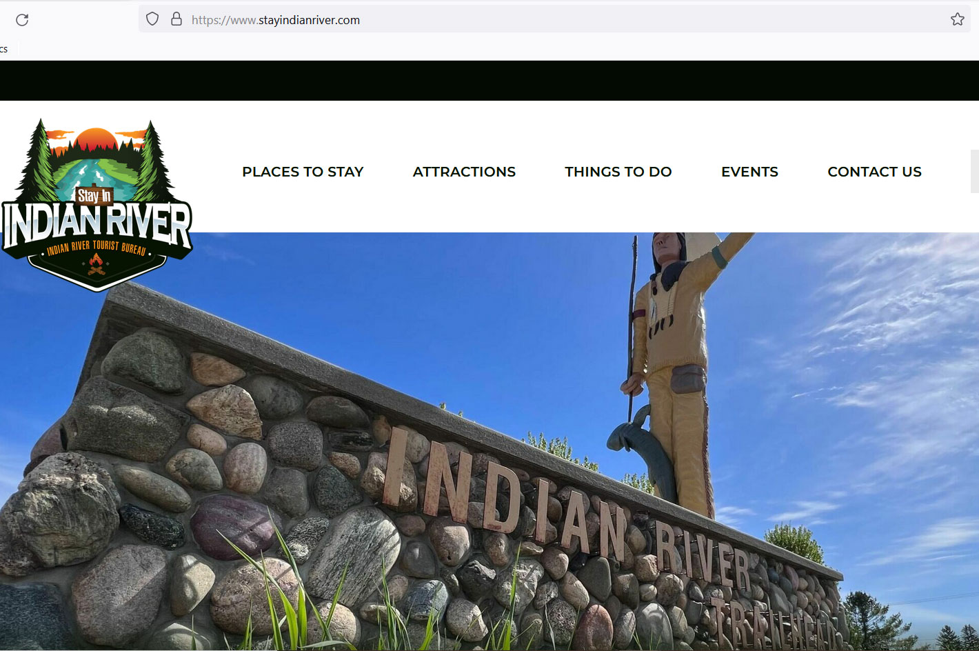 donderdag Koken Oproepen Announcing Website Launch for the Indian River Tourist Bureau | Michigan  Digital